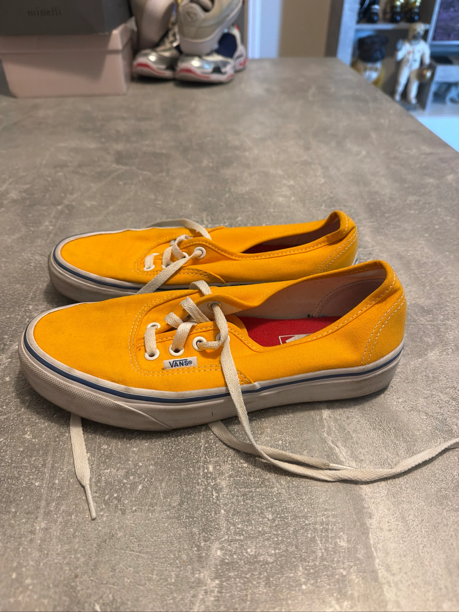 Vans orange taille 38 bon état 